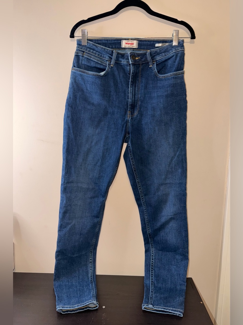 Wrangler Womens Blue Hi Rise Skinny Jeans - Size 10